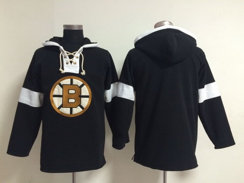 2014 Old Time Hockey Boston Bruins Blank Black Hoodie