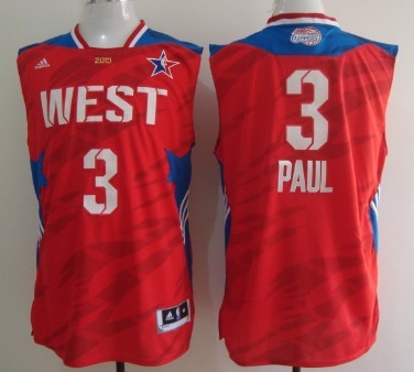 Los Angeles Clippers #3 Chris Paul 2013 All-Star Revolution 30 Swingman Red Jersey