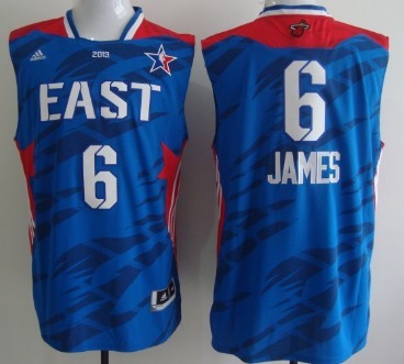 Miami Heat #6 LeBron James 2013 All-Star Revolution 30 Swingman Blue Jersey