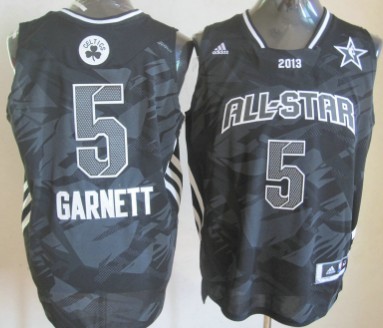Boston Celtics #5 Kevin Garnett 2013 All-Star Revolution 30 Swingman Gray Jersey