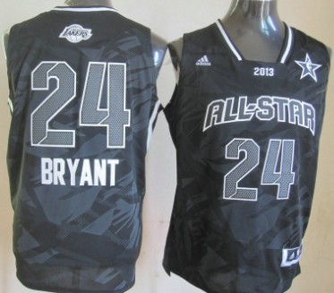 Los Angeles Lakers #24 Kobe Bryant 2013 All-Star Revolution 30 Swingman Gray Jersey