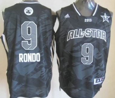 Boston Celtics #9 Rajon Rondo 2013 All-Star Revolution 30 Swingman Gray Jersey