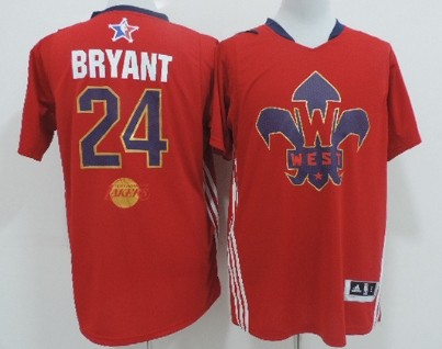 Los Angeles Lakers #24 Kobe Bryant 2014 All-Star Revolution 30 Swingman Red Jersey