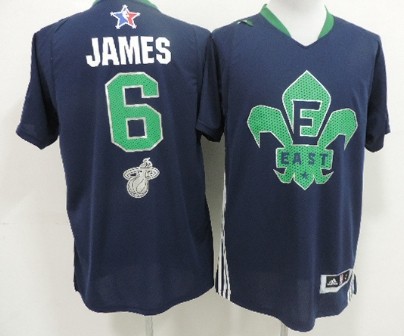 Miami Heat #6 LeBron James 2014 All-Star Revolution 30 Swingman Blue Jersey