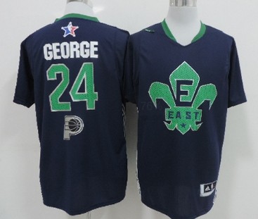 Indiana Pacers #24 Paul George 2014 All-Star Revolution 30 Swingman Blue Jersey