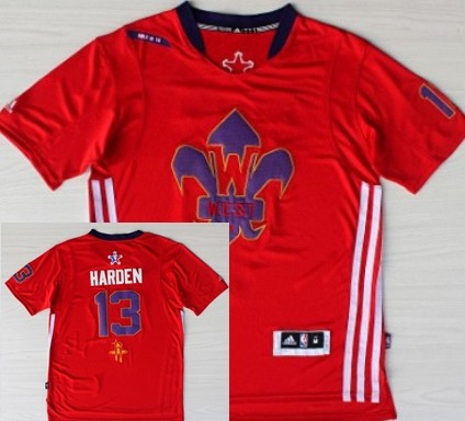 Houston Rockets #13 James Harden 2014 All-Star Revolution 30 Swingman Red Jersey