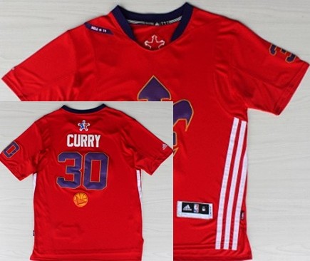 Golden State Warriors #30 Stephen Curry 2014 All-Star Revolution 30 Swingman Red Jersey