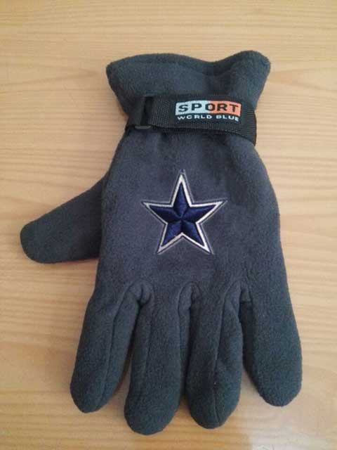 Dallas Cowboys NFL Adult Winter Warm Gloves Dark Gray