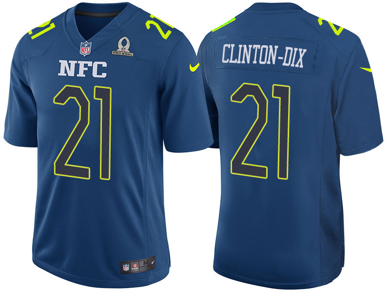 2017 Pro Bowl NFC Green Bay Packers 21 Ha Ha Clinton-Dix Navy Game Jersey