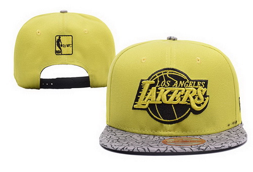NBA Los Angeles Lakers Snapback Ajustable Cap Hat XDF 04-11_23