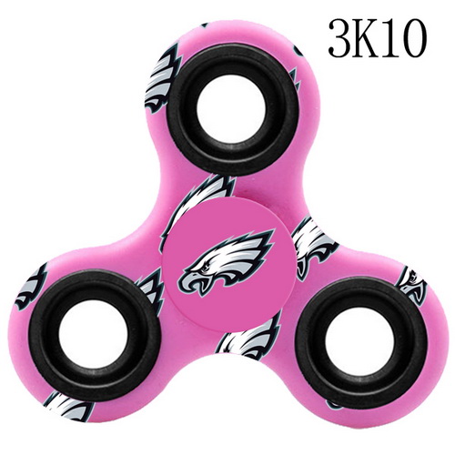 Philadelphia Eagles Pink Logo Three-Way Fidget Spinner III - 3K10