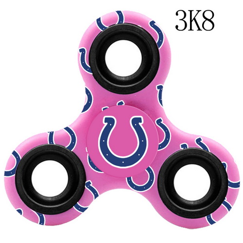 Indianapolis Colts Pink Logo Three-Way Fidget Spinner III -3K8
