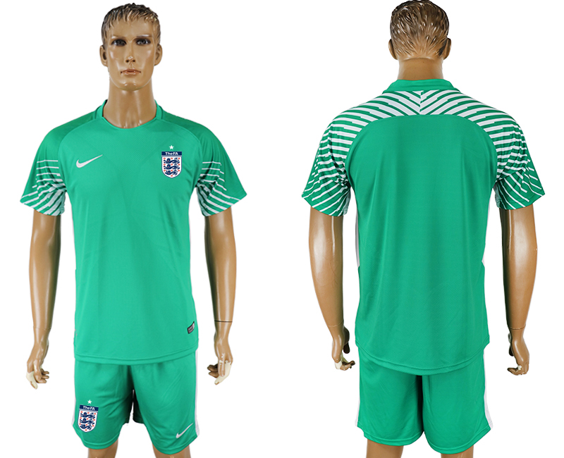 England Green Goalkeeper 2018 FIFA World Cup Soccer Jersey