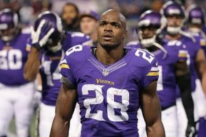 Peterson officially signed the saints